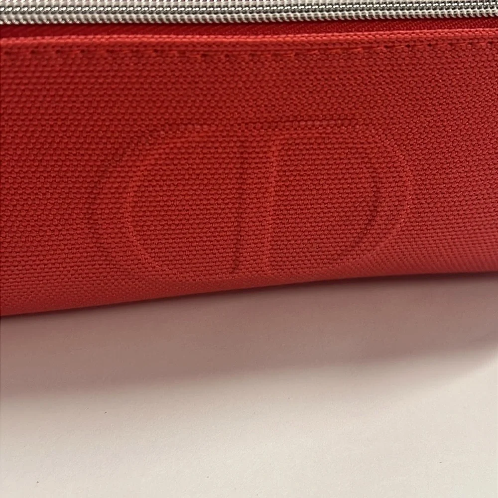 Dior Christian Dior Pink Canvas Zip Around Clutch Pouch Bag - New
